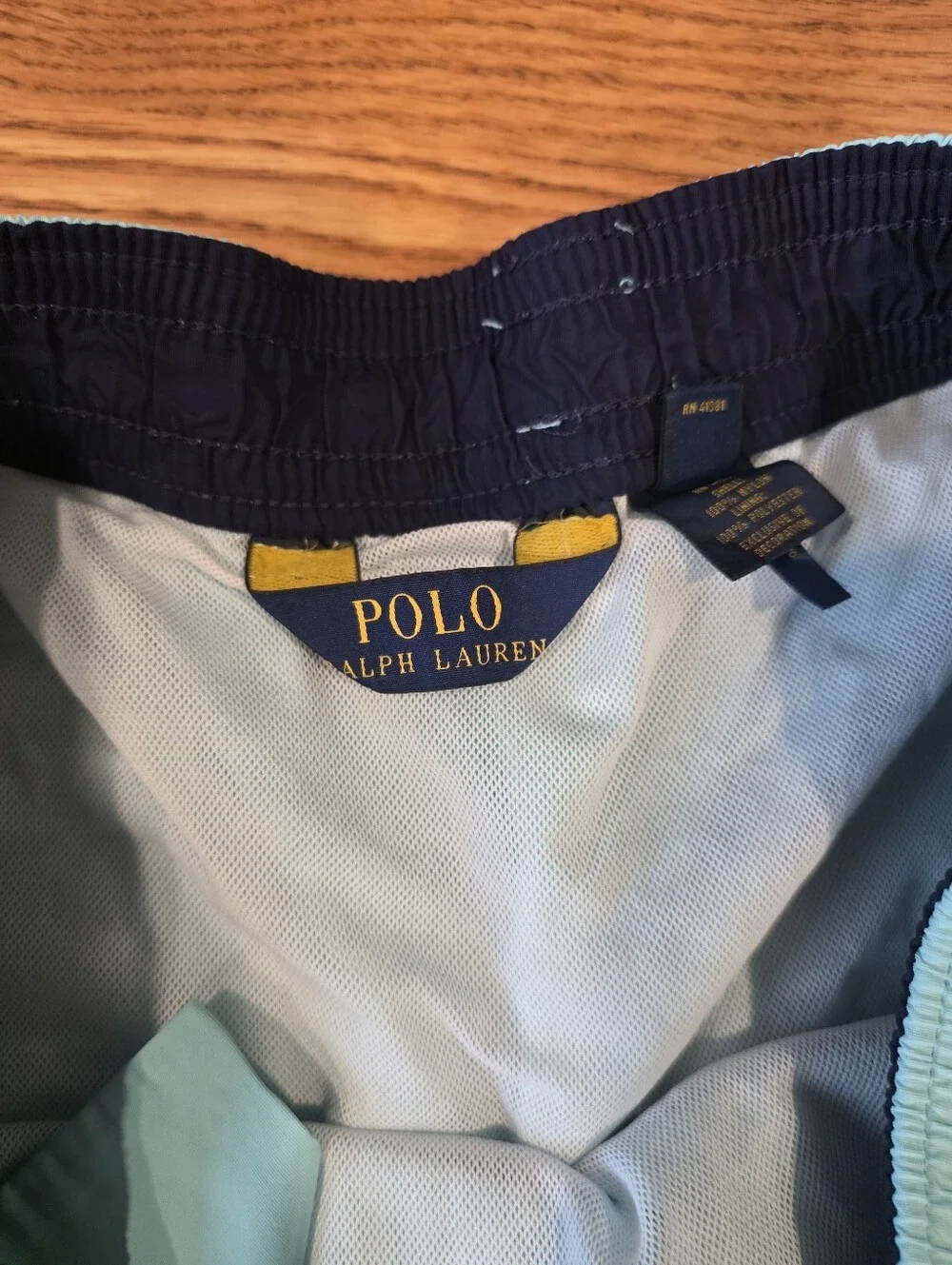 Mens Swim Trunks Light Blue
